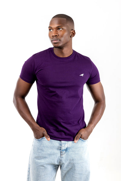 PURPLE GENTEEL CREWNECK  T-SHIRT