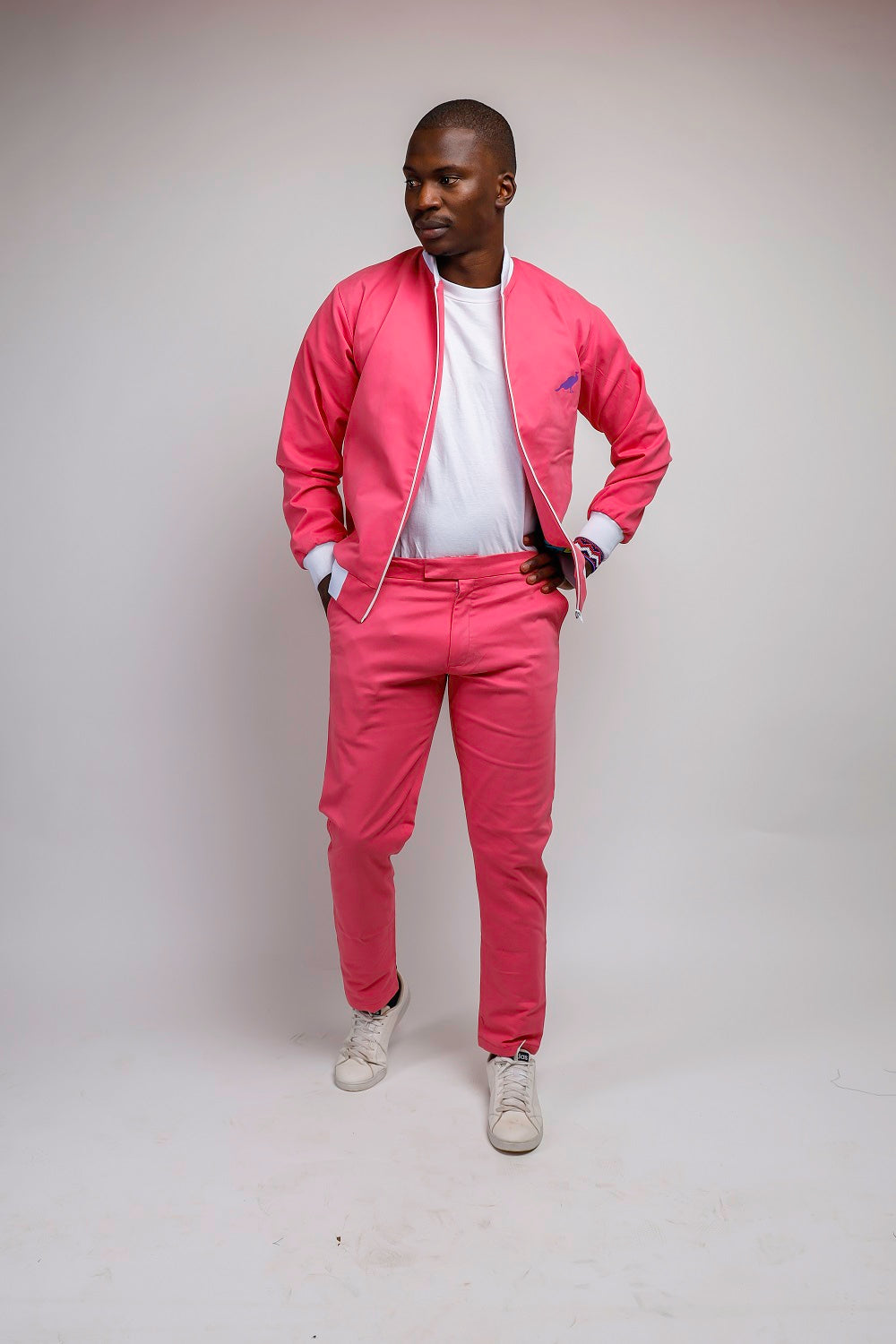 Hot Pink Bomber Suit - GENTEEL - Image Is Half The Story Told