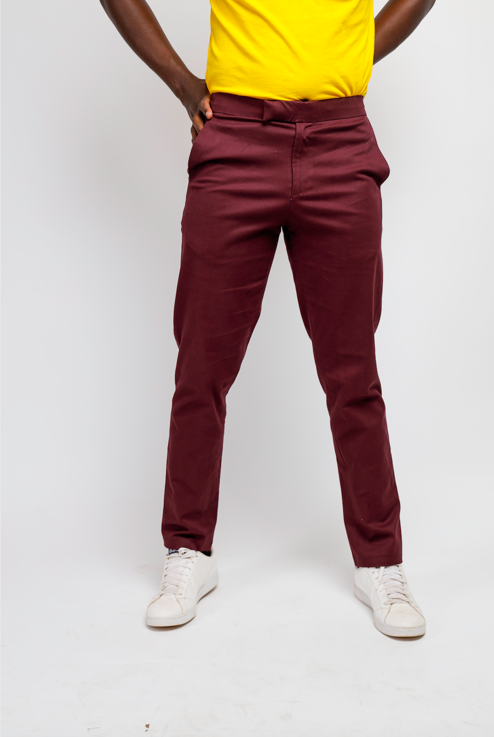 Maroon Khaki pants - GENTEEL - Image Is Half The Story Told